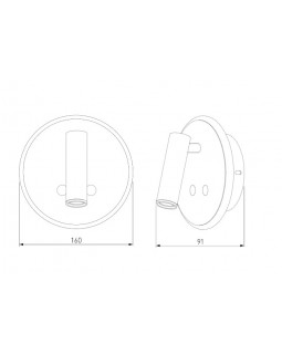 Бра Elektrostandard Tera LED белый (MRL LED 1014)-foto2