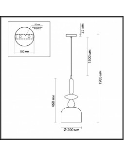 Подвесной светильник Odeon Light 4647/1-foto4
