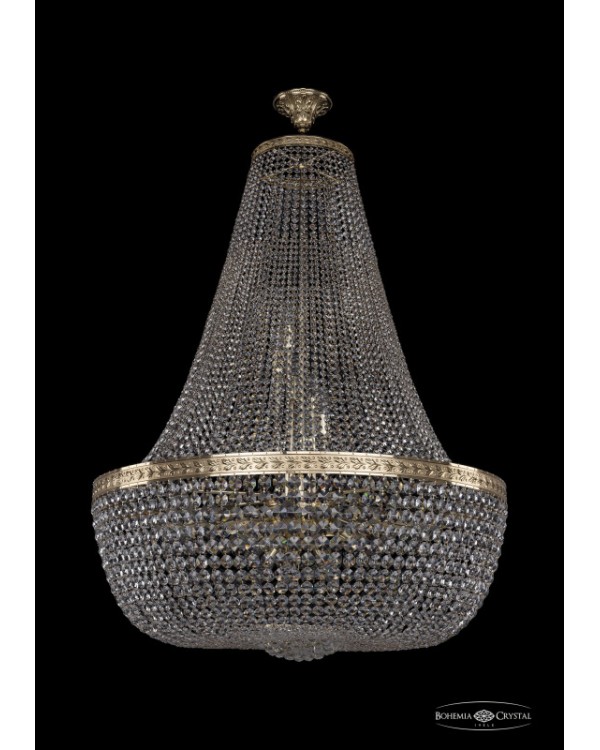 Люстра на штанге Bohemia Ivele Crystal 19281/H2/90IV G