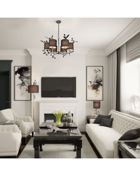 Подвесная люстра Eurosvet 70071/6 хром-foto2