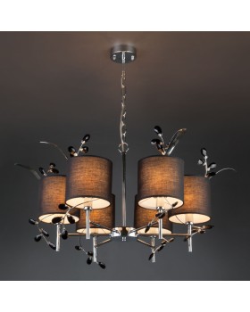 Подвесная люстра Eurosvet 70071/6 хром-foto7