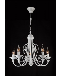 Подвесная люстра Eurosvet 60050/5 глянцевый белый-foto2