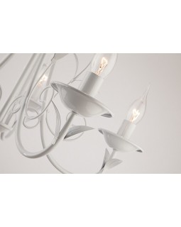 Подвесная люстра Eurosvet 60050/5 глянцевый белый-foto4