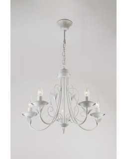 Подвесная люстра Eurosvet 60050/5 глянцевый белый-foto5