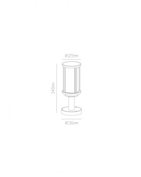 Садовый светильник ARTE Lamp A1036FN-1BK-foto4