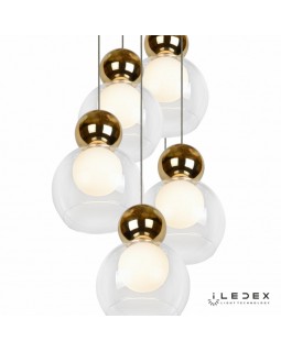 Подвесная люстра iLedex C4476-5R GL-foto3