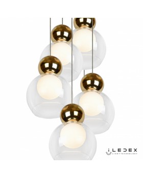Подвесная люстра iLedex C4476-5R GL-foto3