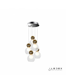 Подвесная люстра iLedex C4476-5R GL-foto4