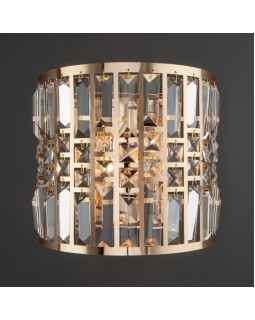 Бра Eurosvet 10116/2 золото/прозрачный хрусталь Strotskis-foto2