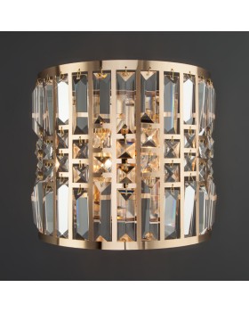 Бра Eurosvet 10116/2 золото/прозрачный хрусталь Strotskis-foto2