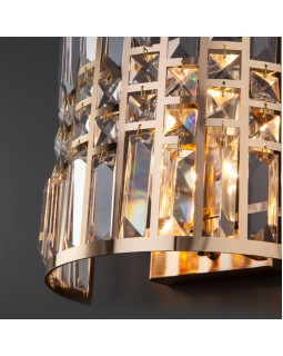 Бра Eurosvet 10116/2 золото/прозрачный хрусталь Strotskis-foto3