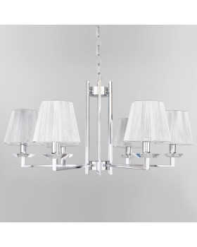 Подвесная люстра Eurosvet 60114/6 хром-foto2