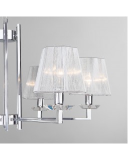 Подвесная люстра Eurosvet 60114/6 хром-foto3