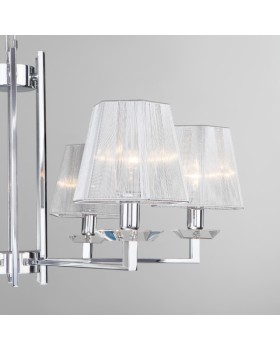 Подвесная люстра Eurosvet 60114/6 хром-foto3