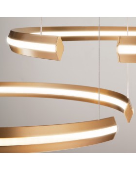 Подвесная люстра Eurosvet 90280/3 золото Smart-foto3