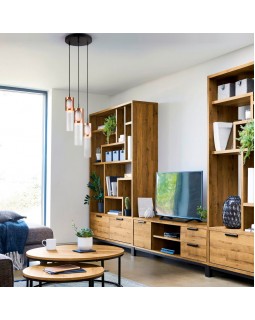 Подвесной светильник Eurosvet 50087/3 черный/бронза-foto2