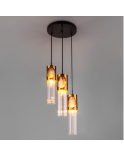 Подвесной светильник Eurosvet 50087/3 черный/бронза-foto4