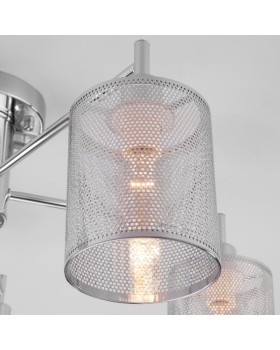 Люстра на штанге Eurosvet 70109/5 хром-foto3