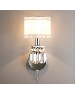 Бра Eurosvet 10099/1 хром/прозрачный хрусталь Strotskis-foto2