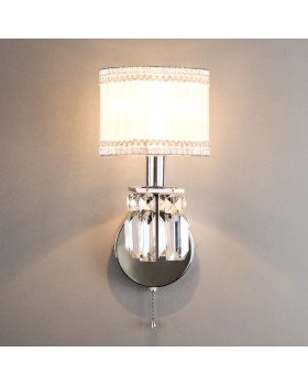 Бра Eurosvet 10099/1 хром/прозрачный хрусталь Strotskis-foto2