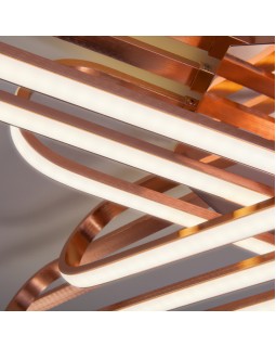 Накладной светильник Eurosvet 90133/6 розовое золото-foto3