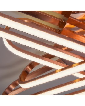 Накладной светильник Eurosvet 90133/6 розовое золото-foto3