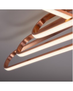 Накладной светильник Eurosvet 90133/6 розовое золото-foto4