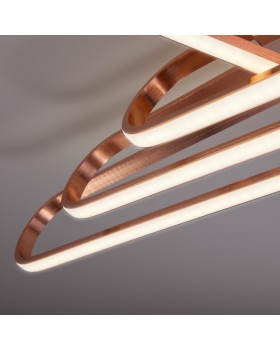 Накладной светильник Eurosvet 90133/6 розовое золото-foto4