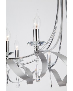 Подвесная люстра Eurosvet 60064/8 хром-foto3