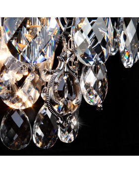 Бра Eurosvet 10081/2 хром/прозрачный хрусталь Strotskis-foto3