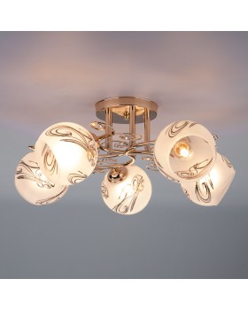 Накладная люстра Eurosvet 30031/5 золото-foto2