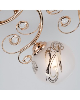 Накладная люстра Eurosvet 30031/5 золото-foto3