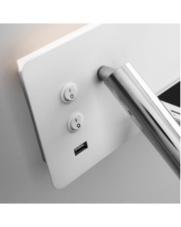 Бра Elektrostandard Fant R LED белый/хром (MRL LED 1113)-foto2