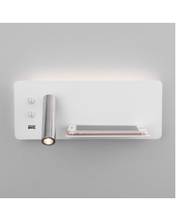 Бра Elektrostandard Fant R LED белый/хром (MRL LED 1113)-foto3