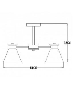 Люстра на штанге ARTE Lamp A1031PL-3WH-foto4