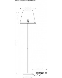 Торшер ARTE Lamp A2581PN-1CC-foto5
