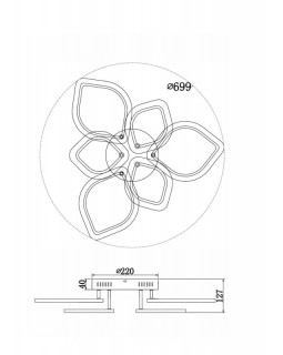 Накладная люстра Freya FR10016CL-L72W-foto2