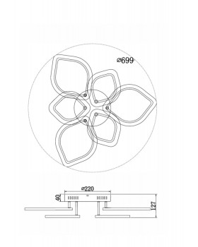 Накладная люстра Freya FR10016CL-L72W-foto2