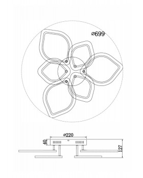 Накладная люстра Freya FR10016CL-L72W-foto3