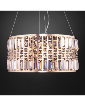 Подвесная люстра Eurosvet 10125/5 золото/прозрачный хрусталь Strotskis Smart (10116/5)-foto3