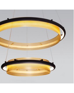 Подвесная люстра Eurosvet 90241/2 черный/ золото Smart-foto3