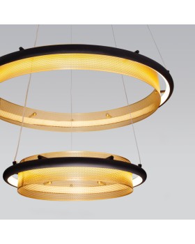 Подвесная люстра Eurosvet 90241/2 черный/ золото Smart-foto3