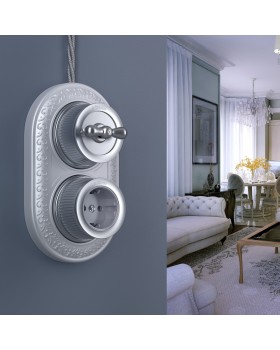 Розетка Werkel WL19-10-02 (Матовый хром)-foto2