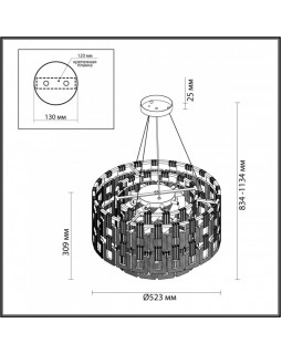 Подвесная люстра Odeon Light 4989/9-foto2