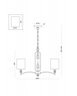Подвесная люстра Freya FR1007PL-05N-foto2