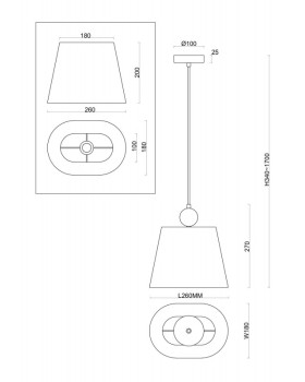 Подвесной светильник Freya FR2028PL-01N-foto2
