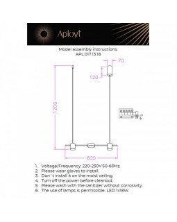Подвесной светильник APLOYT APL.017.13.18-foto6