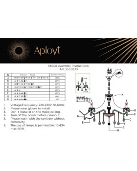 Подвесная люстра APLOYT APL.755.03.10-foto20