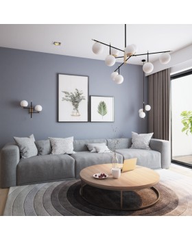 Люстра на штанге Maytoni MOD048PL-09G-foto3