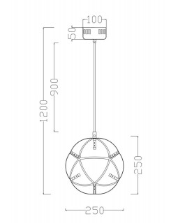 Подвесная люстра Freya FR5099PL-L6CH-foto2